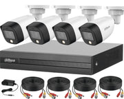 DAHUA FULLCOLORKIT-A - KIT DE 4 CANALES FULL COLOR DE 2 MEGAPIXELES CON AUDIO/ DVR COOPER-I WIZSENSE/ CON IA/ 4 CÁMARAS FULL COLOR DE 2 MEGAPIXELES CON MICROFONO INTEGRADO/ 4 CH + 1 IP/ 4 CH SMD PLUS/ ACCESORIOS INCLUIDOS/ BUSQUEDA DE HUMANOS/-Paquetes 4 Canales-DAHUA-Bsai Seguridad & Controles