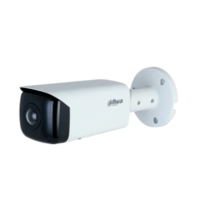 DAHUA IPC-HFW3441T-AS-P - CÁMARA IP BULLET PANORÁMICA RESOLUCIÓN DE 4 MP/ LENTE 2.1 MM/ ∢ 180°/ IR 20 MTS/IA WIZSENSE/DETECCIÓN DE MOVIMIENTO INTELIGENTE/ PROTECCIÓN PERIMETRAL / STARLIGHT / POE / WDR/ H.265+/ IP67/ MICRÓFONO / E&S ALARMA #PANO180-Panorámicas 180-DAHUA-DHT0030083-Bsai Seguridad & Controles