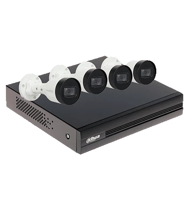 DAHUA KITNVR1104HS-P+4C1TB- KIT IP DE 4 CANALES DE 2MP/ NVR CON 4 PUERTOS POE/ DISCO DURO DE 1TB/ 4 CAMARAS BULLET DE 2 MEGAPIXELES CON IR DE 30 METROS/ EXTERIOR (IP67)/ INCLUYE DISCO DURO DE 1 TB/-Kits IP-DAHUA-Bsai Seguridad & Controles