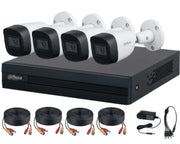 DAHUA KITXVR1B04-I+HFW1200CMA- KIT DE 4 CANALES DE 2 MEGAPIXELES CON AUDIO/ DVR COOPER-I WIZSENSE/ CON IA/ H.265+/ 4 CAMARAS METALICAS CON MICROFONO INTEGRADO/ 4 CH+ 1 IP O HASTA 5 CH IP/ 4 CH SMD PLUS/ ACCESORIOS INCLUIDOS/ #PRECIOSHOT-Paquetes 4 Canales-DAHUA-Bsai Seguridad & Controles