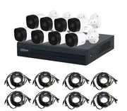 DAHUA KITXVR1B08- I+8-B2A21- KIT DE 8 CANALES 2 MEGAPIXELES/ DVR COOPER-I WIZSENSE/ CON IA/ H.265+/ 8 CAMARAS B2A21 1080P METALICAS/ 8 CH + 2 IP O HASTA 10 CH IP/ 4 CH CON SMD PLUS/ BUSQUEDA DE HUMANOS Y VEHICULOS/ ACCESORIOS INCLUIDOS/-Paquetes 8 Canales-DAHUA-Bsai Seguridad & Controles