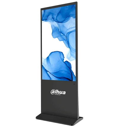 DAHUA LDV55-SAI400K PANTALLA DE PUBLICIDAD DIGITAL (TOTEM)/ MONTAJE EN PISO/ PANTALLA 4K DE 55 PULGADAS/ BRILLO DE 320NITS/DISEÑO DE GRADO INDUSTRIAL/CARCASA METÁLICA/CRISTAL TEMPLADO DE 3MM-Digital Signage-DAHUA-Bsai Seguridad & Controles