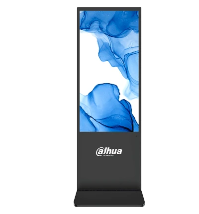 DAHUA LDV55-SAI400K PANTALLA DE PUBLICIDAD DIGITAL (TOTEM)/ MONTAJE EN PISO/ PANTALLA 4K DE 55 PULGADAS/ BRILLO DE 320NITS/DISEÑO DE GRADO INDUSTRIAL/CARCASA METÁLICA/CRISTAL TEMPLADO DE 3MM-Digital Signage-DAHUA-Bsai Seguridad & Controles