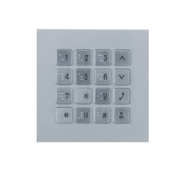 DAHUA VTO4202FMK- MODULO CON TECLADO NUMERICO ANTIVANDALICO/ CONEXION RS485/ COMPATIBLE CON VTO4202FP-Frentes de Calle-DAHUA-Bsai Seguridad & Controles