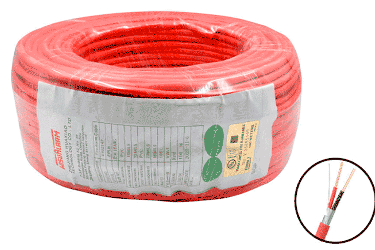 DAHUA WISUALARM 2X16AWG - BOBINA DE 305 METROS DE CABLE BLINDADO PARA ALARMA DE INCENDIO/ 2X16A AWG/ LISTADO UL/ RETARDANTE DE FLAMA UL105°C/ 2 HILOS CALIBRE 16/ GRADO IGNÍFUGO VW-1/ #LONUEVO #WISUALARM #MCI1 #IWIS-Cables para Sistemas de Incendio-DAHUA-Bsai Seguridad & Controles