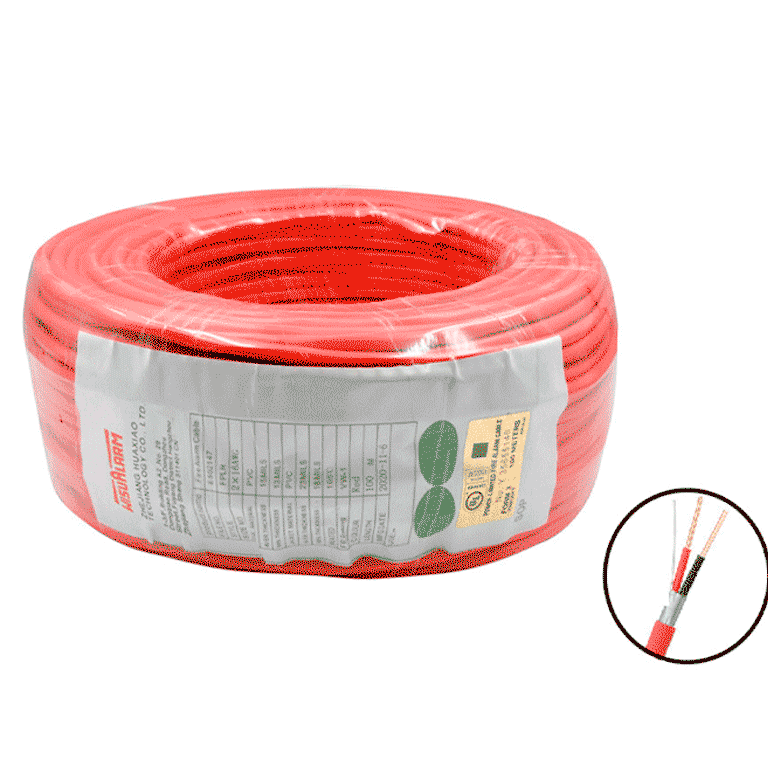 DAHUA WISUALARM 2X18AWG - BOBINA DE 305 METROS DE CABLE BLINDADO PARA ALARMA DE INCENDIO/ 2X18A AWG/ LISTADO UL/ RETARDANTE DE FLAMA UL105°C/ 2 HILOS CALIBRE 18/ GRADO IGNÍFUGO VW-1/ #LONUEVO #WISUALARM #MCI1 #IWIS-Cables para Sistemas de Incendio-DAHUA-Bsai Seguridad & Controles
