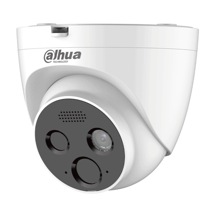 DAHUA WISUALARM HY-FT431LDP-CÁMARA IP TERMICA PARA DETECCIÓN DE FUEGO 4MP/ DETECTOR VOX ALTA SENSIBILIDAD/ DETECCIÓN INCENDIO, ALARMA DE PUNTO FRIO Y CALIENTE/ E&S DE ALARMA/ MICRÓFONO, BOCINA DE 70DB/ IP67#LONUEVO #WISUALARM #MCI1 #WR #IPW-Domo-DAHUA-Bsai Seguridad & Controles