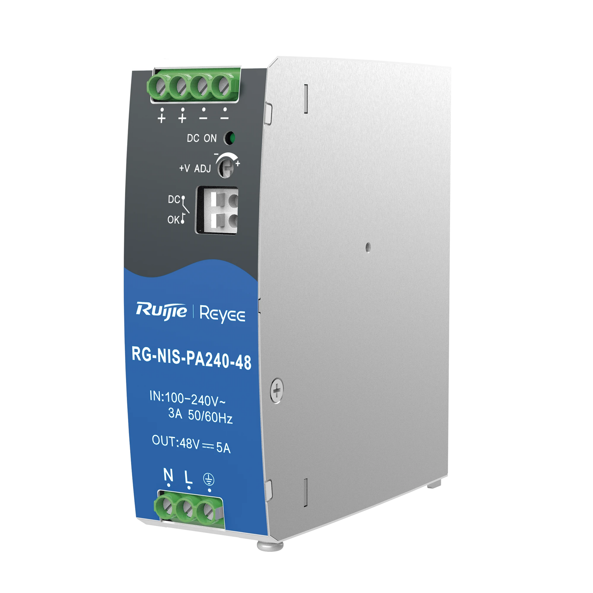 FUENTE DE ALIMENTACION AC/DC 240W DIN-RAIL PARA SWITCH INDUSTRIAL-Networking-RUIJIE-Bsai Seguridad & Controles
