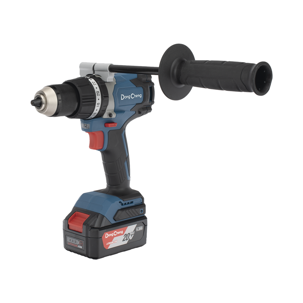 ROTOMARTILLO / TALADRO INALÁMBRICO SIN CARBONES DE 20V, INCLUYE 2 BATERÍAS DE 4.0AH, CARGADOR Y MALETÍN.-DONGCHENG-Bsai Seguridad & Controles