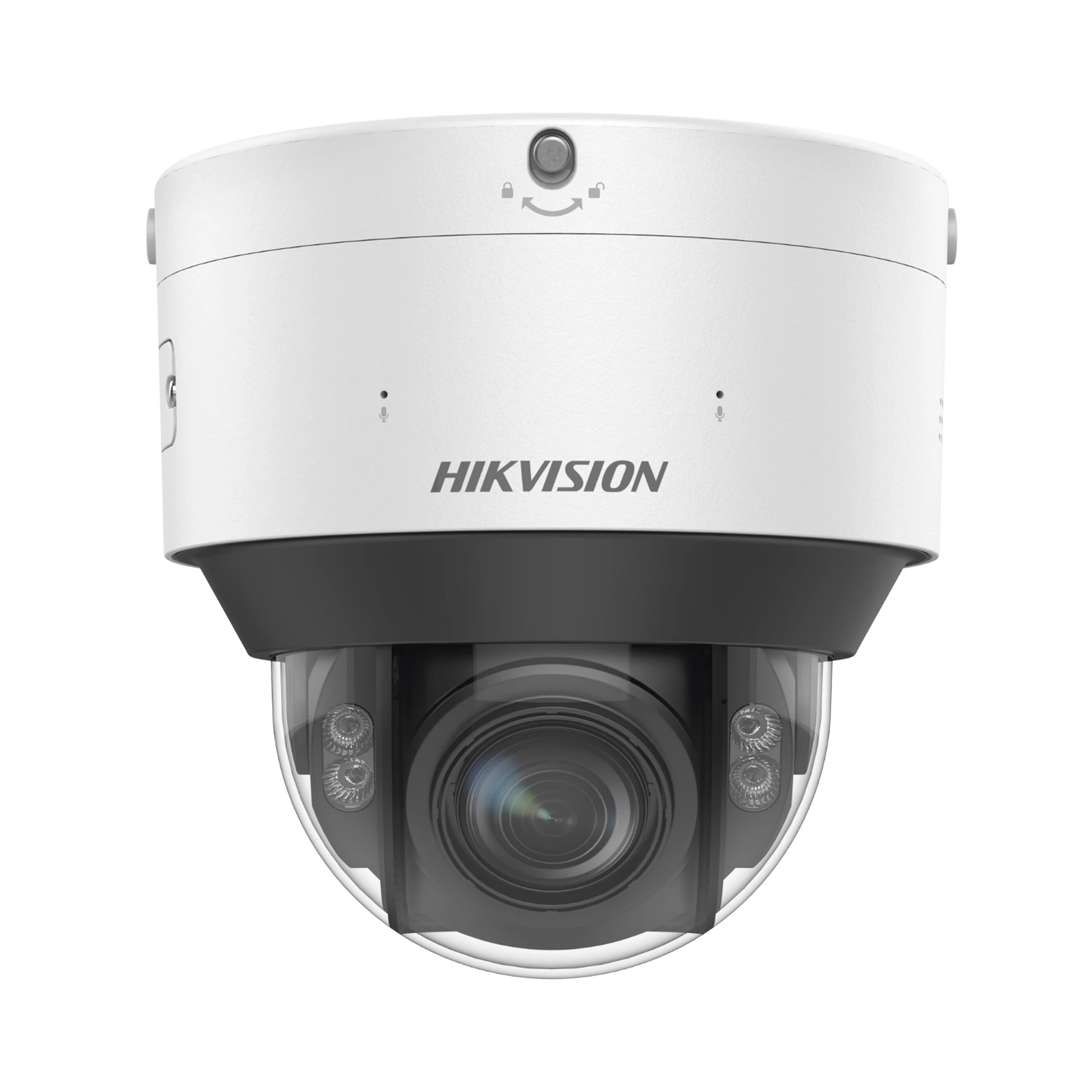 DOMO IP 4 MEGAPIXEL / LENTE MOT. 2.8 - 12 MM / LUZ DUAL (IR Y LUZ BLANCA) / RECONOCIMIENTO FACIAL / HEAT MAP / ACUSENSE / METADATA / MICRÓFONO INTEGRADO / IK10 / IP67 / WDR 140 DB / DEEPINVIEW-Cámaras IP y NVRs-HIKVISION-Bsai Seguridad & Controles