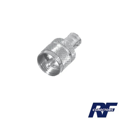 ADAPTADOR EN LINEA PARA 50 OHM, CONECTOR BNC HEMBRA-UHF MACHO (PL-259), NIQUEL / PLATA / DELRIN.-Adaptadores-RF INDUSTRIES,LTD-Bsai Seguridad & Controles
