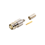 CONECTOR TNC HEMBRA DE ANILLO PLEGABLE PARA CABLES RG-58/U, RG-142/U, NIQUEL /ORO /DELRIN.-Conectores-RF INDUSTRIES,LTD-Bsai Seguridad & Controles