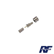 CONECTOR MINI-UHF MACHO, 50 OHM DE ANILLO PLEGABLE PARA LMR-240, RG-8/X, 9258, NIQUEL/ ORO/ DELRIN.-Conectores-RF INDUSTRIES,LTD-Bsai Seguridad & Controles