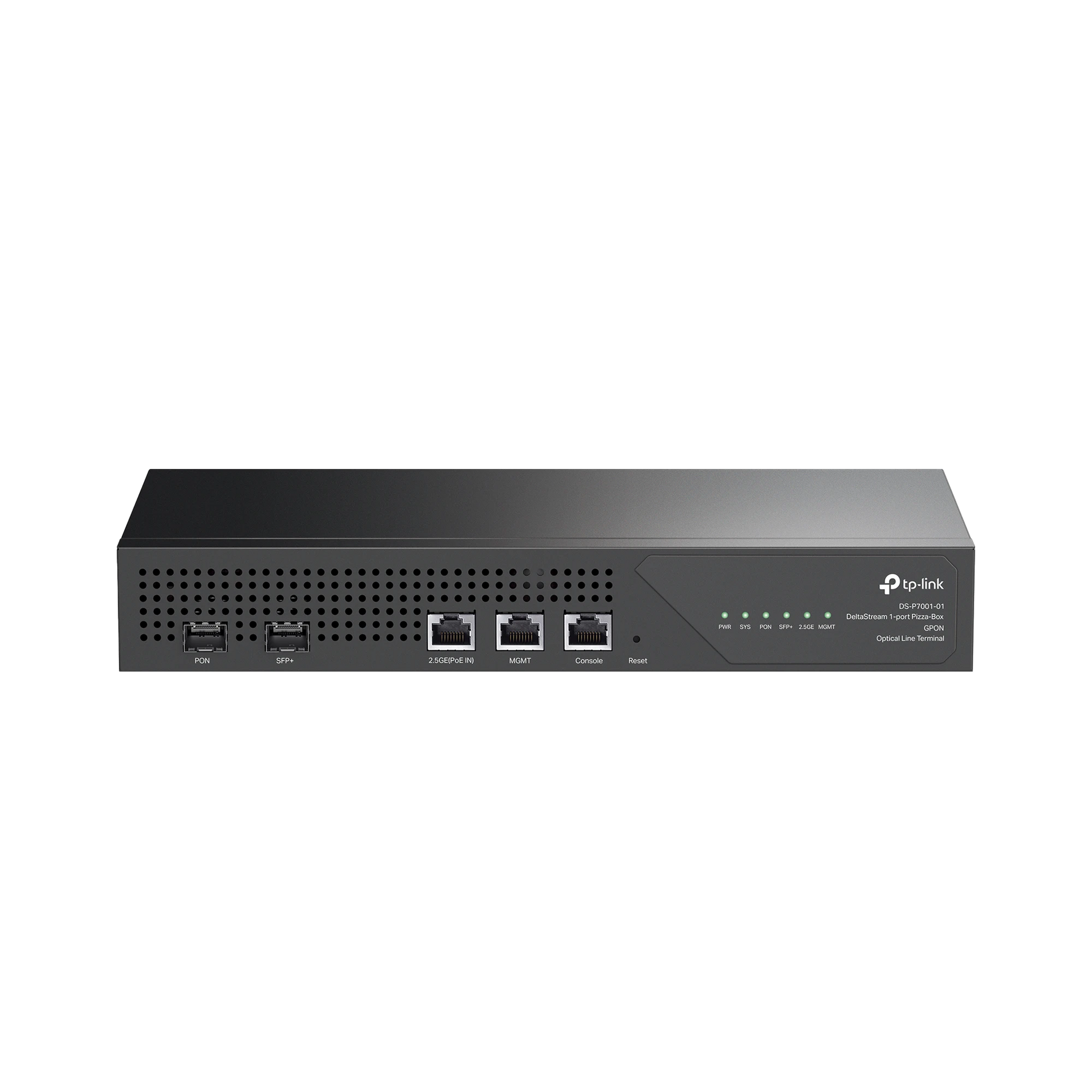 DELTA STREAM - OLT DE 1 PUERTO GPON / CONEXIÓN DE HASTA 128 ONUS / 1 PUERTO 2.5 GIGABIT RJ45 UPLINK POE/ 1 PUERTOS SFP+ UPLINK / FUENTES REDUNDANTES AC- POE AT / ADMINISTRACIÓN DESDE LA NUBE (DPMS)-Redes FTTH/PON-TP-LINK-Bsai Seguridad & Controles