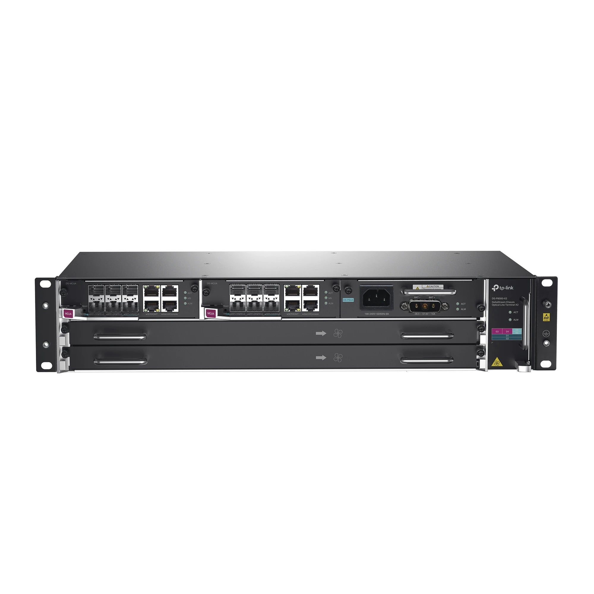 DELTASTREAM - OLT MÓDULAR GPON / CONEXIÓN DE HASTA 4,096 ONUS / 2 TARJETAS MAIN / PUERTOS GIGABIT RJ45 UPLINK / 4 PUERTOS SFP+ UPLINK / FUENTE REDUNDANTE AC- DC (INCLUIDA) / ADMINISTRACIÓN DESDE LA NUBE (DPMS)-Redes FTTH/PON-TP-LINK-Bsai Seguridad & Controles