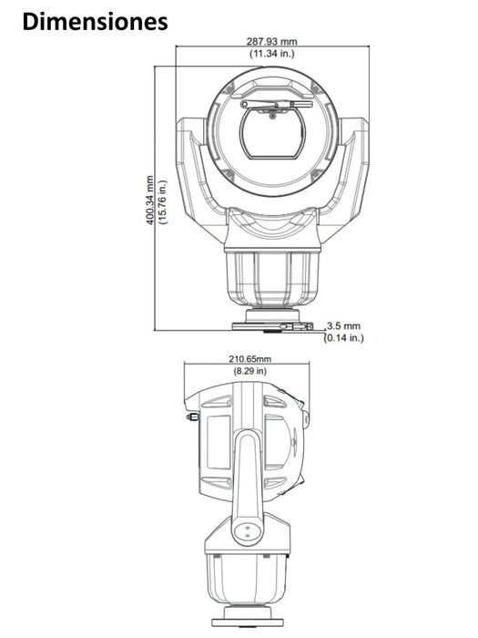 BOSCH V_MIC7522Z30B- MIC IP STARLIGHT 7000I/ IP68/ H.265/ ANALITICOS/ ZOOM 30X/ DESEMPAÑADOR 2 MP-PTZ-BOSCH-RBM0060004-Bsai Seguridad & Controles