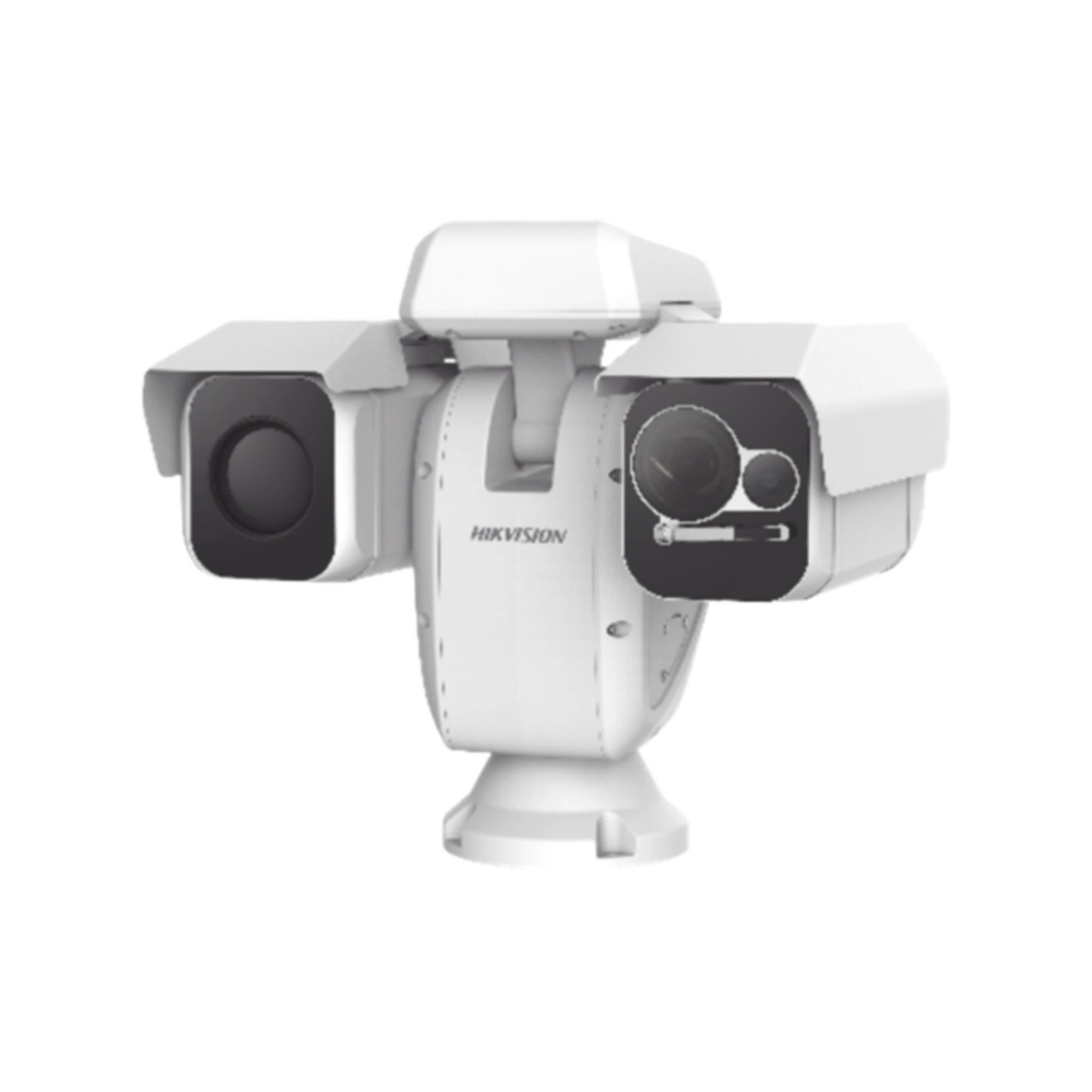 PUNTA DE POSTE IP DUAL / TÉRMICA 50 MM (384 X 288) + ÓPTICO 40X / 800 MTS IR / IP66 / DETECCIÓN DE TEMPERATURA-Cámaras IP-HIKVISION-Bsai Seguridad & Controles
