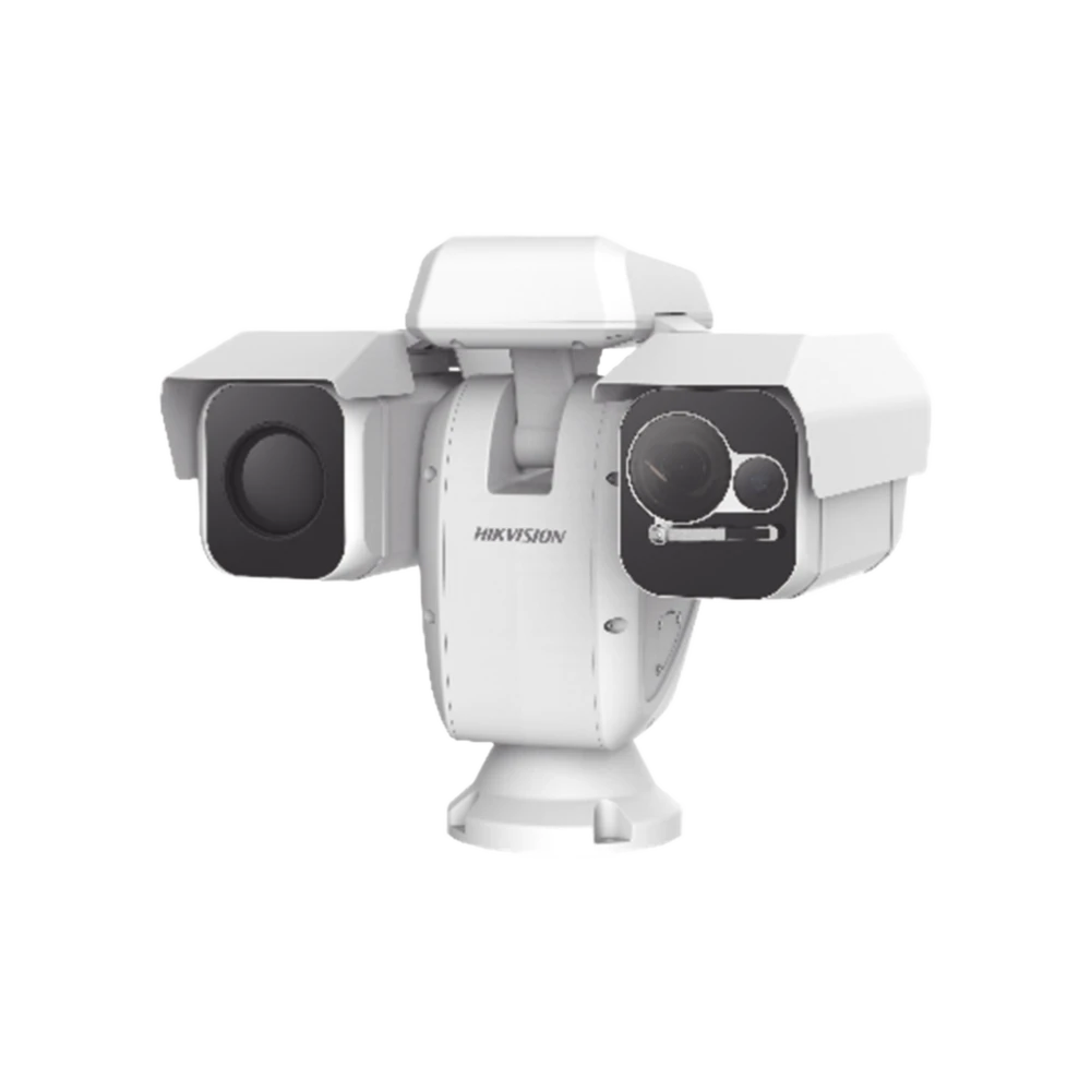 PUNTA DE POSTE IP DUAL / TÉRMICA 50 MM (384 X 288) + ÓPTICO 40X / 800 MTS IR / IP66 / DETECCIÓN DE TEMPERATURA-Cámaras IP-HIKVISION-Bsai Seguridad & Controles