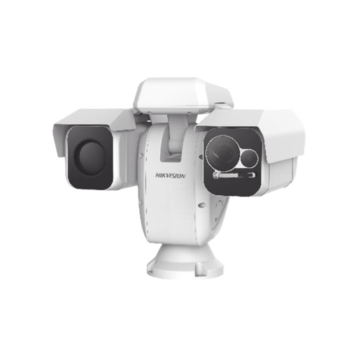 PUNTA DE POSTE IP DUAL / TÉRMICA 50 MM (384 X 288) + ÓPTICO 40X / 800 MTS IR / IP66 / DETECCIÓN DE TEMPERATURA-Cámaras IP-HIKVISION-DS-2TD6237-75C4L/W-Bsai Seguridad & Controles