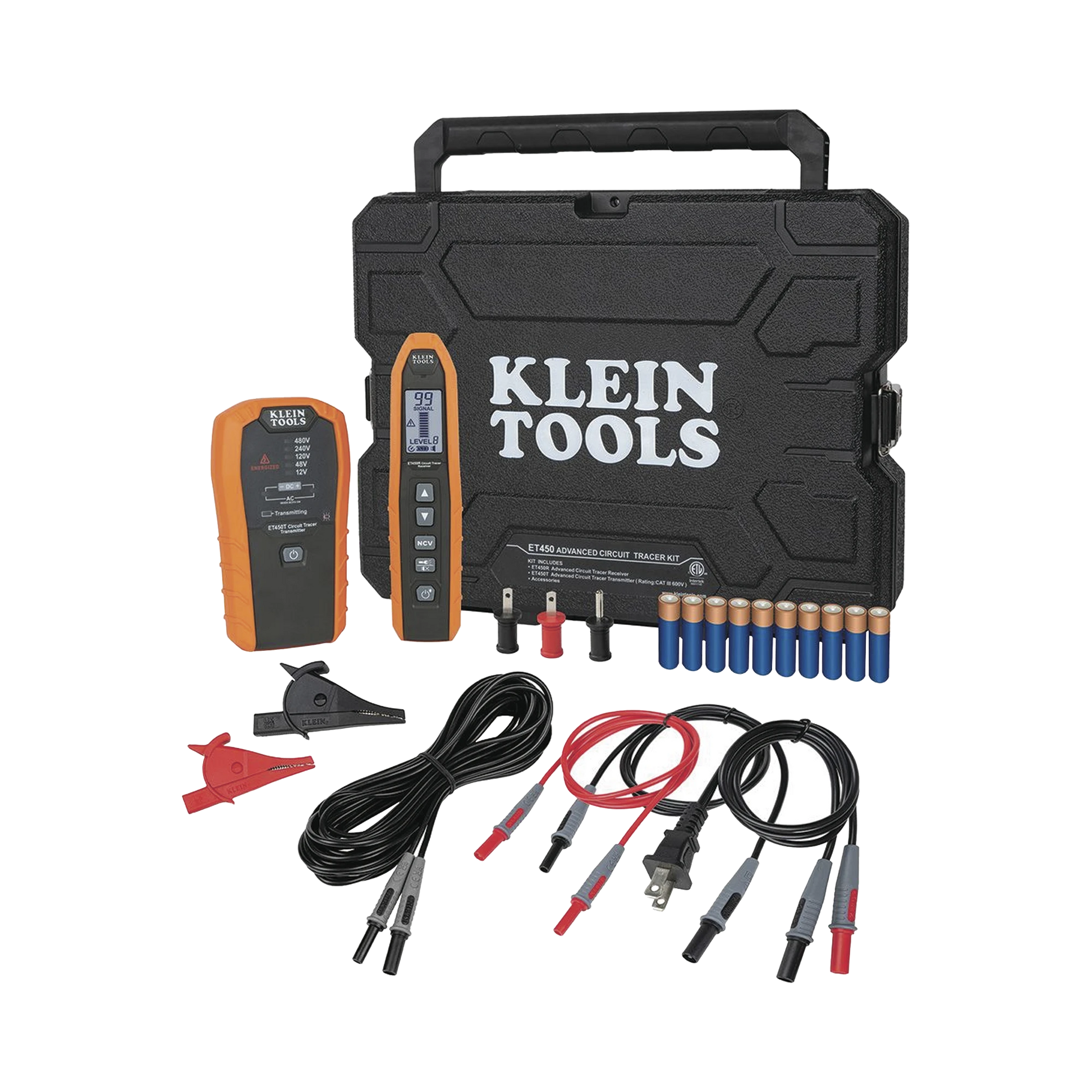 KIT RASTREADOR DE CABLES ESCONDIDOS / DETECTA FALLA DE CIRCUITO ABIERTO O CORTOCIRCUITO.-Herramientas-KLEIN TOOLS-Bsai Seguridad & Controles