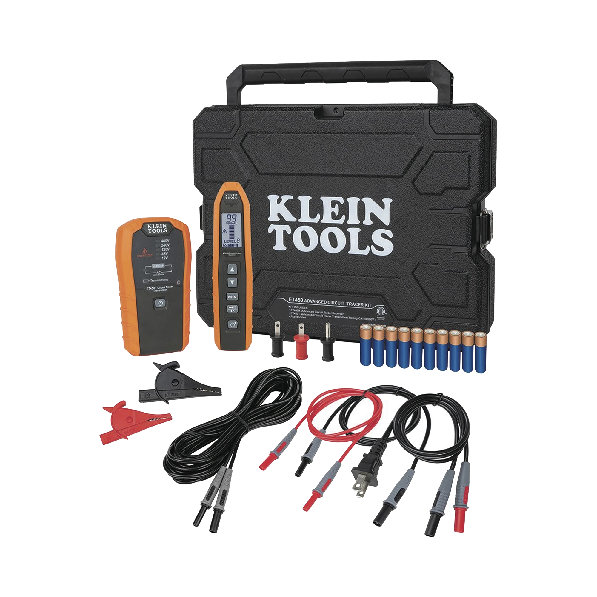 KIT RASTREADOR DE CABLES ESCONDIDOS / DETECTA FALLA DE CIRCUITO ABIERTO O CORTOCIRCUITO.-Herramientas-KLEIN TOOLS-Bsai Seguridad & Controles