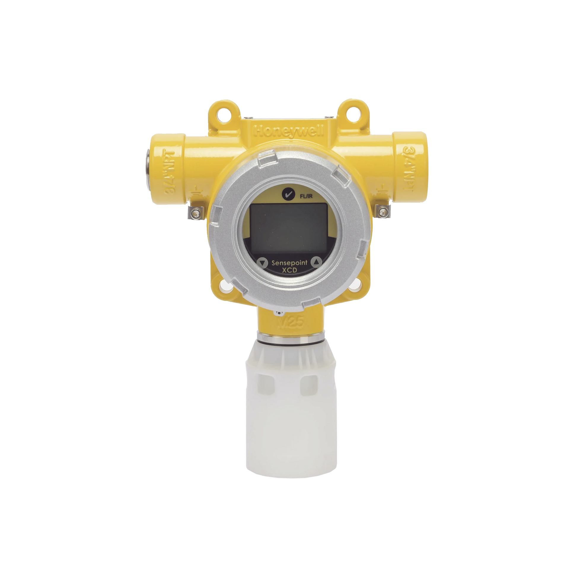 DETECTOR DE GAS FIJO, CON SENSOR DE PERLA CATALÍTICA 0-100% LEL, PARA GASES COMBUSTIBLES, SALIDA 4-20 MA, UL/C-UL/INMETRO, ENTRADAS 2X3/4" NPT, CARCASA PINTADO DE ALUMINIO GRADO MARINO, SERIE SENSEPOINT XCD-Dispositivos Convencionales-HONEYWELL ANALYTICS-Bsai Seguridad & Controles