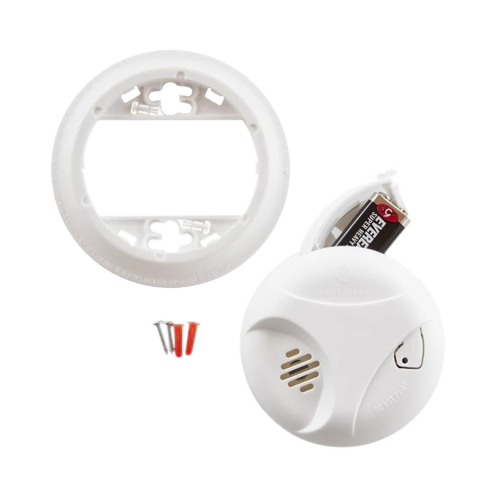 DETECTOR DE HUMO AUTÓNOMO, NO REQUIERE PANEL, CON BOTÓN PARA SILENCIAR, SENSOR POR IONIZACIÓN-Detectores de Incendio y Gases-FIRST ALERT-Bsai Seguridad & Controles