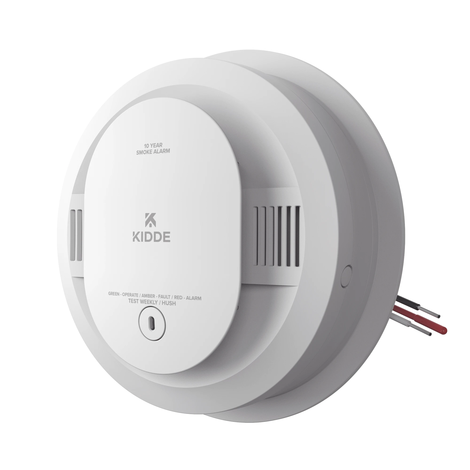 DETECTOR DE HUMO COMPACTO FOTOELECTRICO AUTONOMO | 120VCA RESPALDO BATERÍA 10 AÑOS | MODELO 21031556 | PAQUETE DE 6-Detectores Autónomos-KIDDE-Bsai Seguridad & Controles