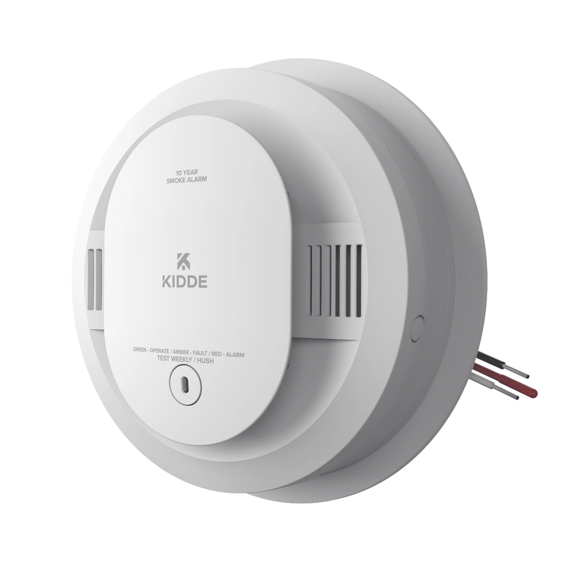 DETECTOR DE HUMO COMPACTO FOTOELECTRICO AUTONOMO ?BATERÍA 10 AÑOS ?MODELO 210314661 ? PIEZA-Detectores Autónomos-KIDDE-20SD10-1-Bsai Seguridad & Controles