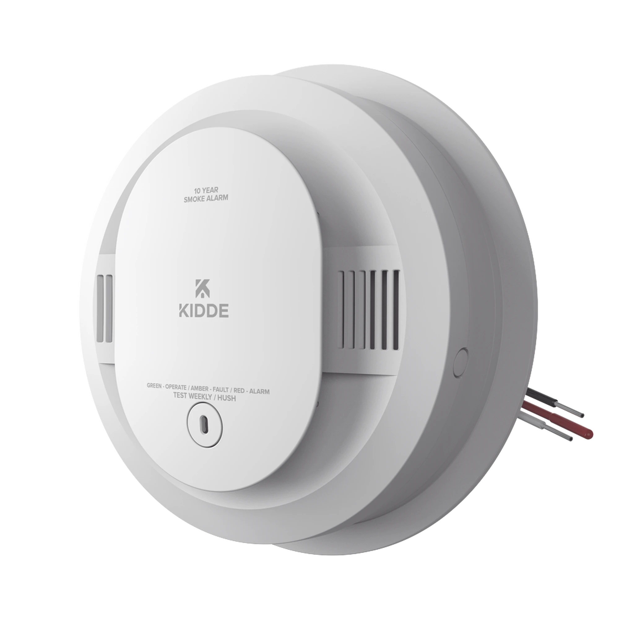 DETECTOR DE HUMO COMPACTO FOTOELECTRICO AUTONOMO ?BATERÍA 10 AÑOS ?MODELO 210314661 ? PIEZA-Detectores Autónomos-KIDDE-Bsai Seguridad & Controles
