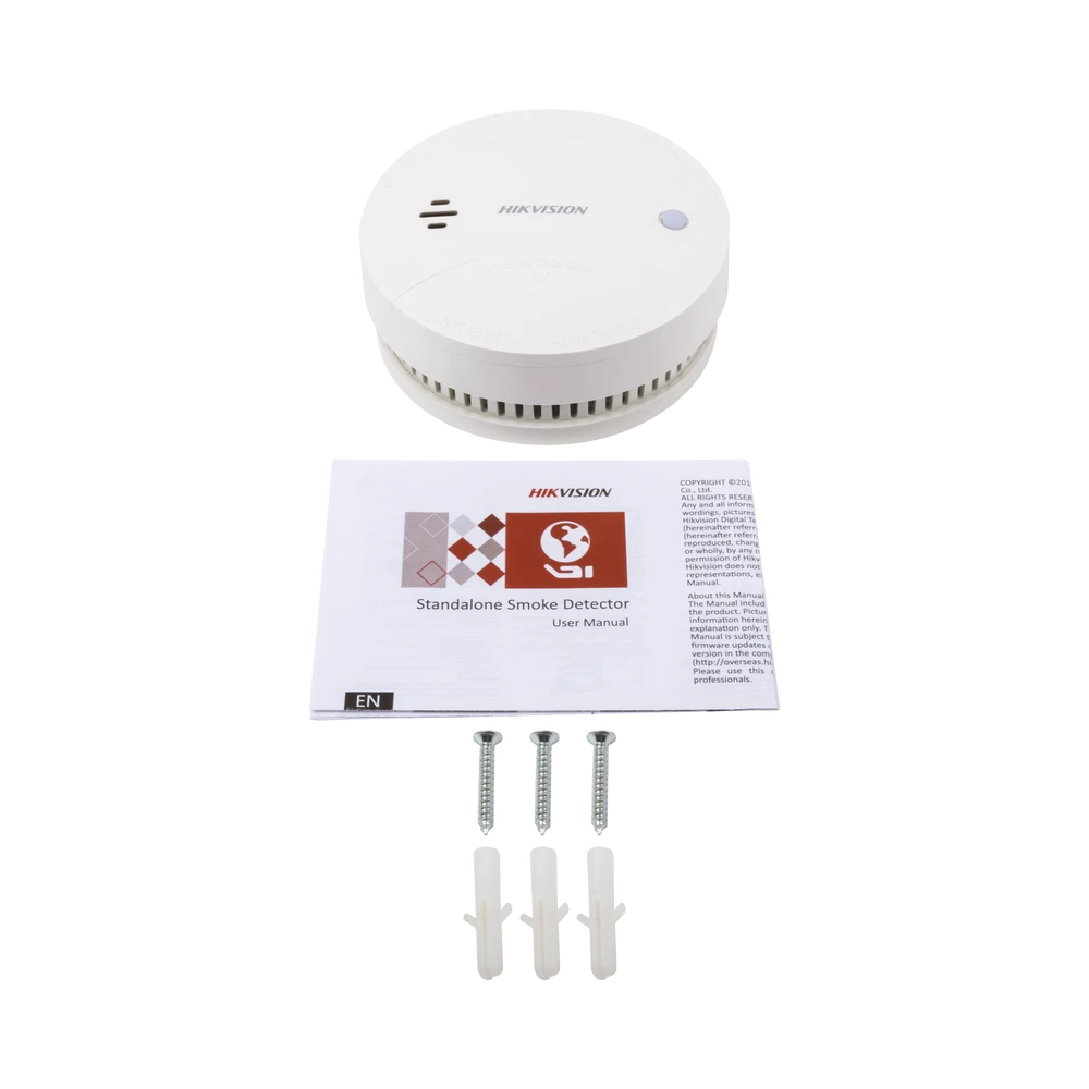 DETECTOR DE HUMO INALÁMBRICO-Detectores / Sensores-HIKVISION-Bsai Seguridad & Controles