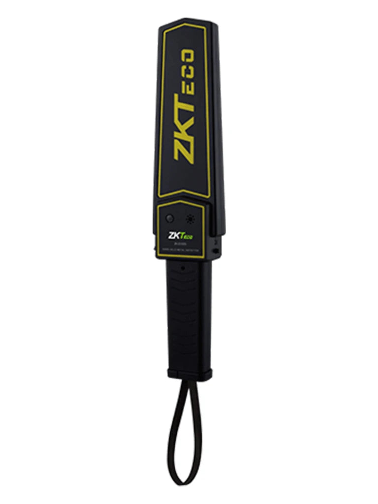 DETECTOR DE METALES MANUAL ZKTECO ZK-D100S OPERA CON BATERÍA CUADRADA DE 9V FUNCIÓN DE ALERTA ACÚSTICA O VIBRACIÓN-Sistemas de Inspección-ZKTECO-Bsai Seguridad & Controles