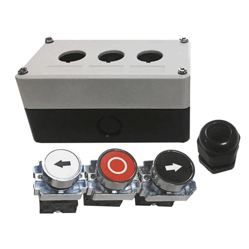 WEJOIN BRM BOTONERA TRIPLE DE USO RUDO PARA ACCESO VEHICULAR APERTURA / CIERRE / DETENER-Refacciones - Control Acceso Vehícular-WEJOIN-Bsai Seguridad & Controles