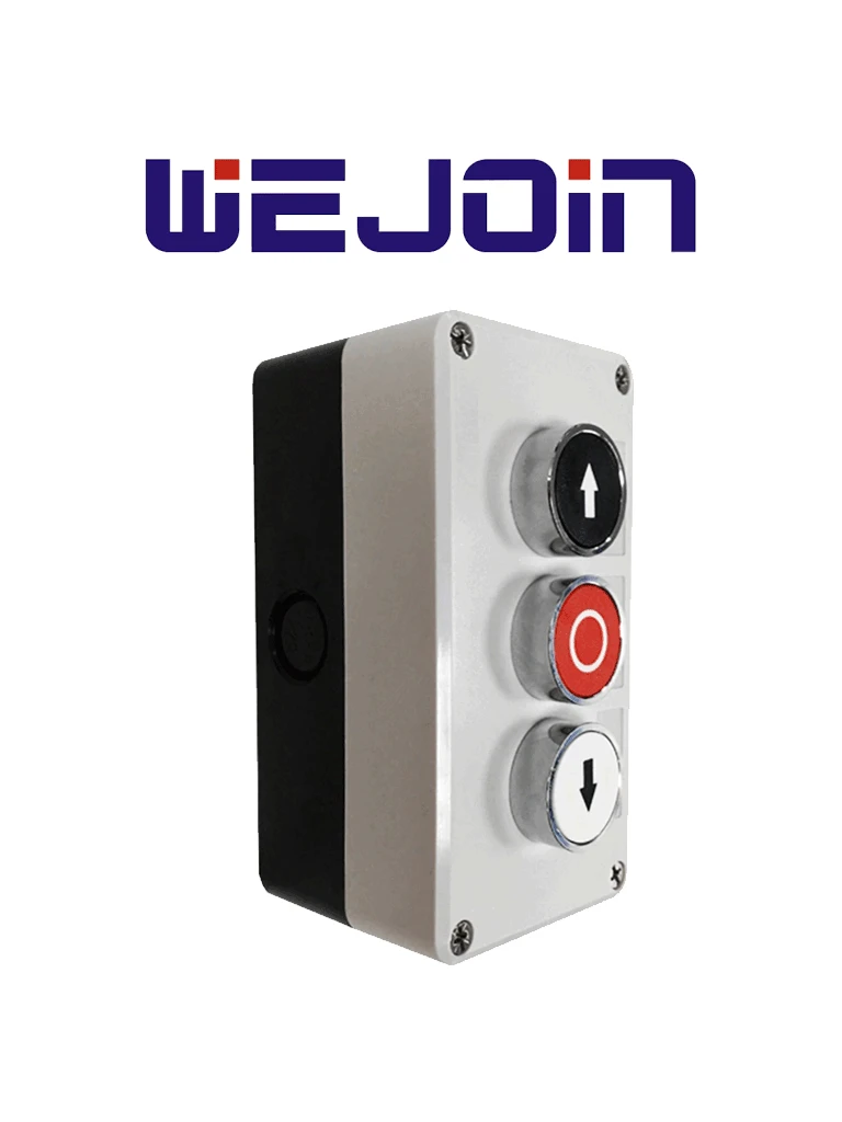 WEJOIN BRM BOTONERA TRIPLE DE USO RUDO PARA ACCESO VEHICULAR APERTURA / CIERRE / DETENER-Refacciones - Control Acceso Vehícular-WEJOIN-Bsai Seguridad & Controles