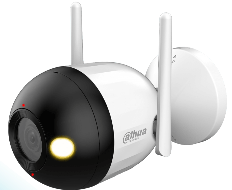 DAHUA F2CN-PV - CÁMARA IP BULLET WIFI DE 2 MP/ LENTE DE 2.8 MM. CUENTA CON FULL COLOR + ILUMINACIÓN DUAL INTELIGENTE, DISUASIÓN ACTIVA, AUDIO BIDIRECCIONAL, MICRÓFONO Y ALTAVOZ INTEGRADOS, 30 M, FUNCIONES DE IA Y RESISTENCIA IP67.#DHWIFI-WiFi-DAHUA-Bsai Seguridad & Controles