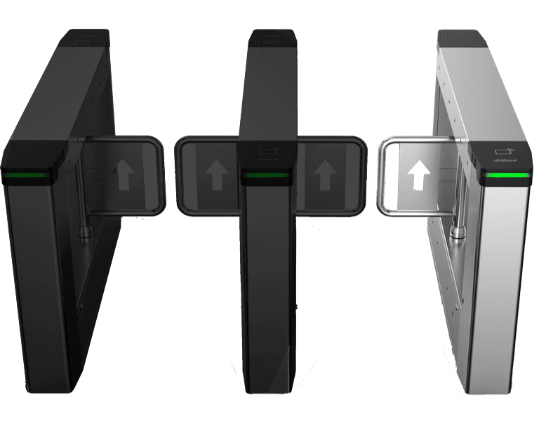 DAHUA DHI-ASGB611K-R - SWING BARRIER (BARRERA MEDIO CUERPO) DERECHA/ SERVO MOTOR/ 12 PARES IR/ 20-60 PERSONAS POR MINUTO/APERTURA AJUSTABEL 0.5S-1.6S/ CARRIL DE 600MM/EXTERIOR PROTEGIDO-INTERIOR/ COMPATIBLE CON DHI-ASGB610K-L Y DHI-ASGB621K-D-Swing Barriers-DAHUA-Bsai Seguridad & Controles