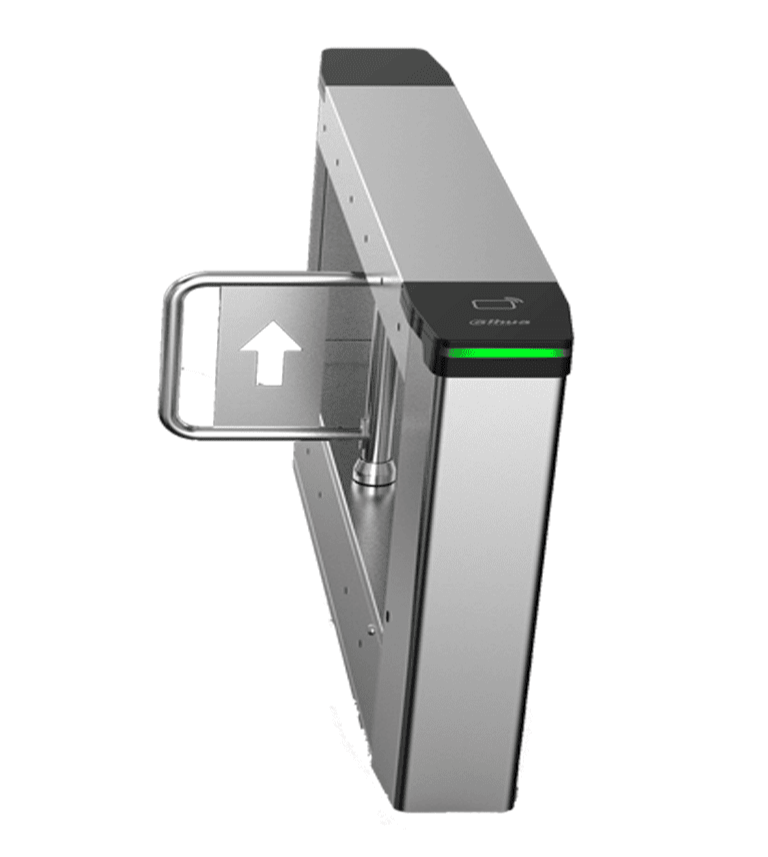 DAHUA DHI-ASGB611K-R - SWING BARRIER (BARRERA MEDIO CUERPO) DERECHA/ SERVO MOTOR/ 12 PARES IR/ 20-60 PERSONAS POR MINUTO/APERTURA AJUSTABEL 0.5S-1.6S/ CARRIL DE 600MM/EXTERIOR PROTEGIDO-INTERIOR/ COMPATIBLE CON DHI-ASGB610K-L Y DHI-ASGB621K-D-Swing Barriers-DAHUA-Bsai Seguridad & Controles