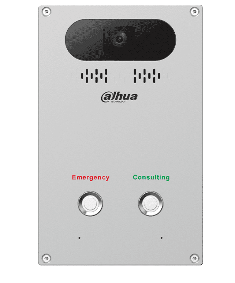 DAHUA VTA2502G - VIDEO INTERCOMUNICADOR DE EMERGENCIA/ 4 MEGAPIXELES/ LLAMADA DE EMERGENCIA CON 1 CLICK/ PROTOCOLO SIP/ MICROFONO DE ALTA SENSIBILIDAD Y 2 ALTAVOCES/ SOPORTA TRANSMISIÓN DE AUDIO GRUPAL/ IP65 Y IK10/ #LONUEVO #MCI1-Frentes de Calle-DAHUA-Bsai Seguridad & Controles