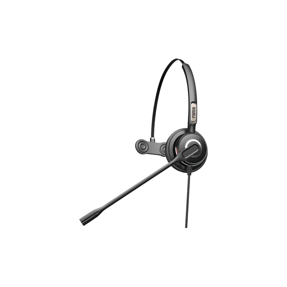 DIADEMA MONOAURAL CON TECNOLOGÍA ANTISHOCK PARA TELÉFONOS IP FANVIL Y POLYCOM CON MICRÓFONO DE CANCELACIÓN DE RUIDO, LARGA DURABILIDAD-VoIP y Telefonía IP-FANVIL-Bsai Seguridad & Controles