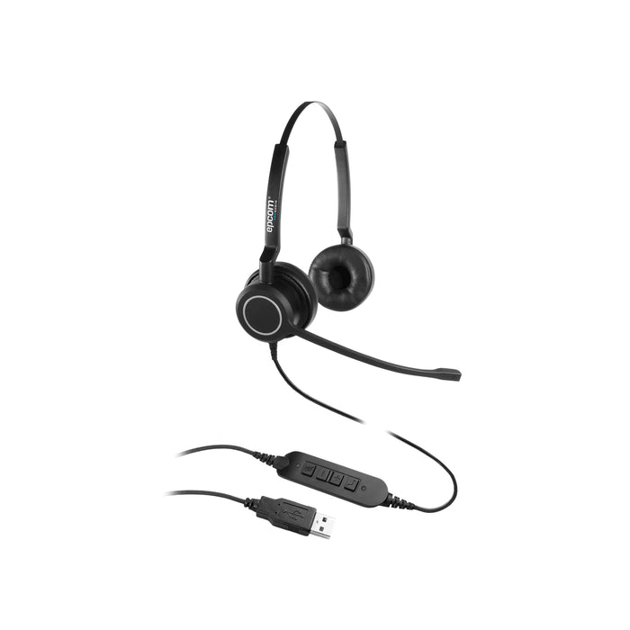 DIADEMA PROA DUO, AUDIO HD, MICRÓFONO CON CANCELACIÓN DE RUIDO ADICIONAL, CONEXIÓN VÍA USB, COMPATIBILIDAD CON MICROSOFT TEAMS Y SKYPE FOR BUSINESS.-VoIP y Telefonía IP-EPCOM PROAUDIO-Bsai Seguridad & Controles