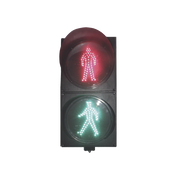 SEMÁFORO PEATONAL INDICADOR ALTO / SIGA ESTÁTICO / DIÁMETRO 20 CM.-Semáforos y Señalización-ACCESSPRO-Bsai Seguridad & Controles