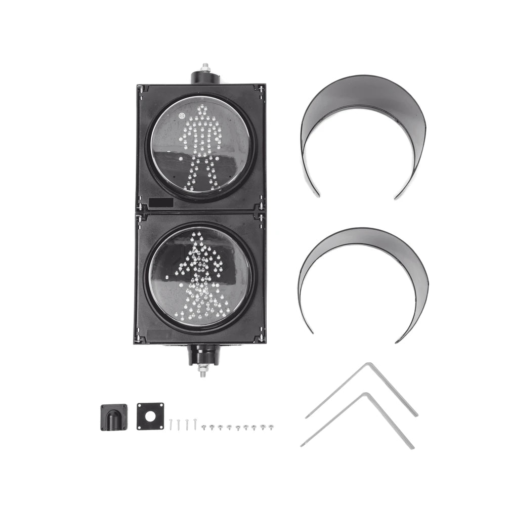 SEMÁFORO PEATONAL INDICADOR ALTO / SIGA ESTÁTICO / DIÁMETRO 20 CM.-Semáforos y Señalización-ACCESSPRO-Bsai Seguridad & Controles