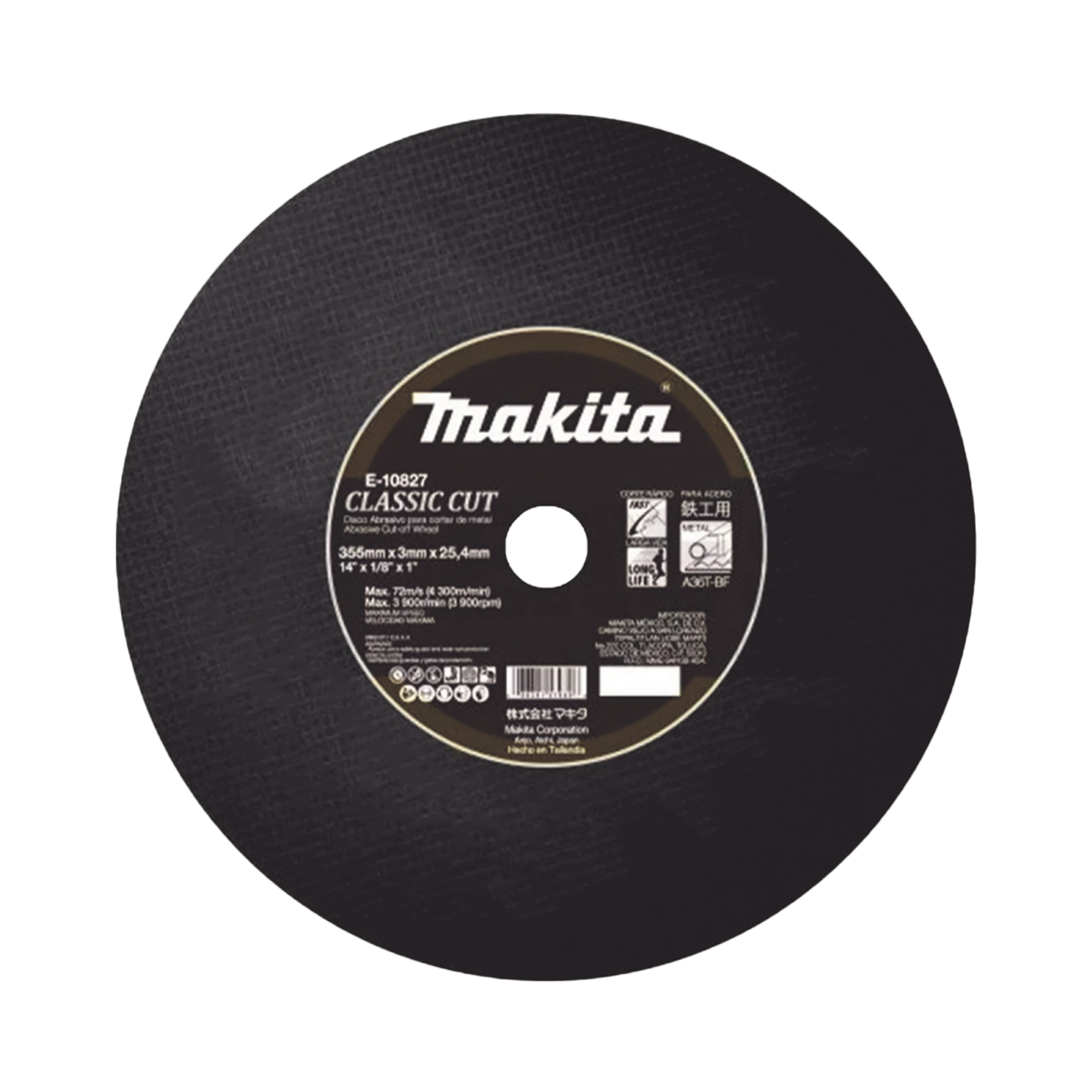 DISCO DE CORTE PARA METAL DE 14"-Herramientas-MAKITA-Bsai Seguridad & Controles