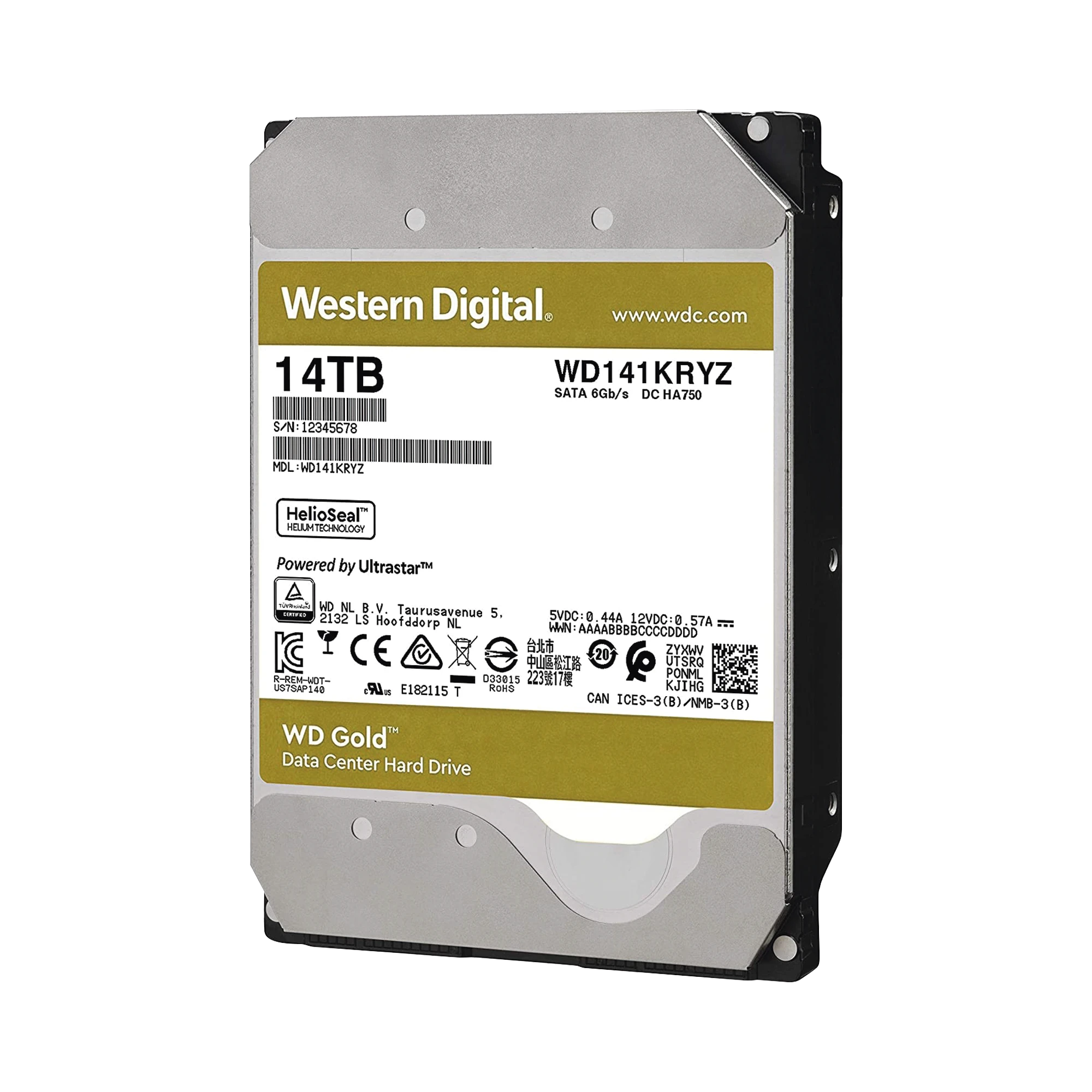 DISCO DURO ENTERPRISE 14TB WD GOLD-Almacenamiento-Western Digital (WD)-Bsai Seguridad & Controles