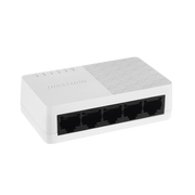 SWITCH NO ADMINISTRABLE DE 5 PUERTOS PARA ESCRITORIO / FAST ETHERNET 10 / 100 MBPS / DISEÑO COMPACTO Y ESTETICO-Networking-HIKVISION-Bsai Seguridad & Controles