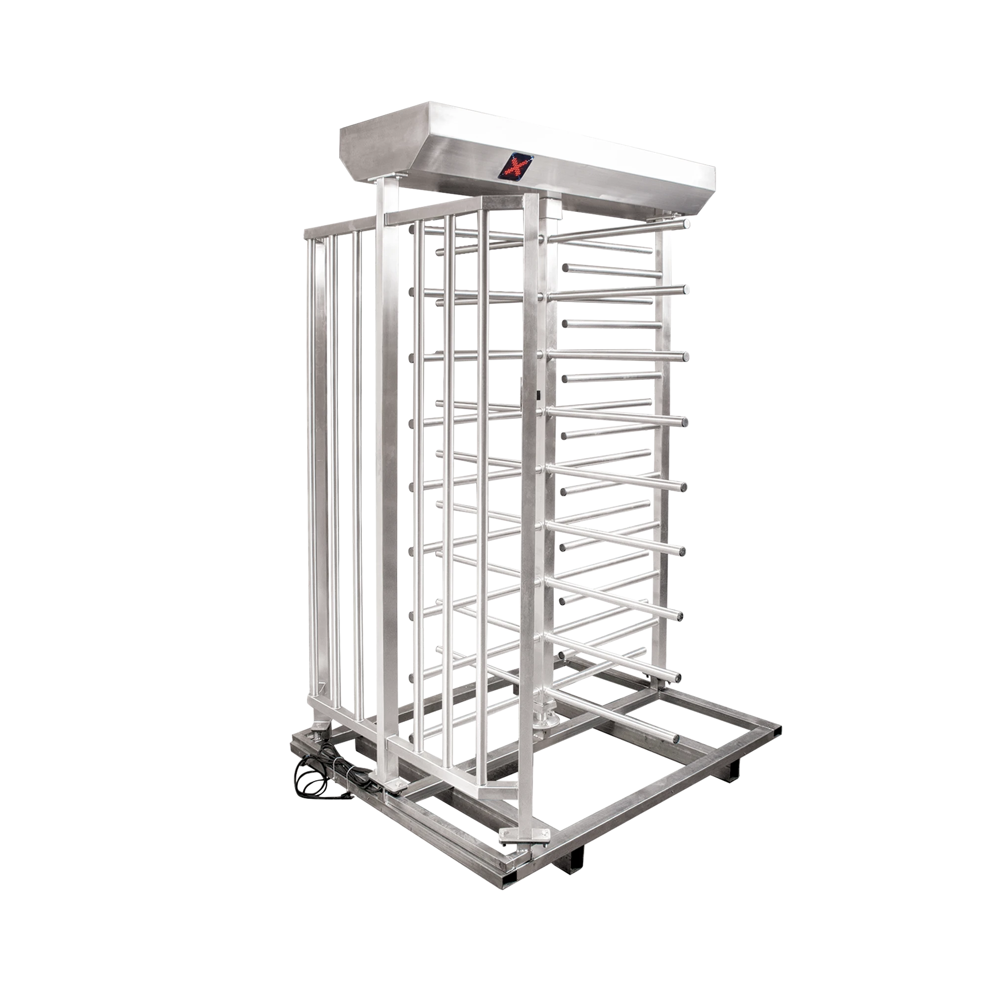 TORNIQUETE SENCILLO / CUERPO COMPLETO / 100% ACERO INOXIDABLE / DISEÑO ELEGANTE-Torniquetes y Puertas de Cortesía-ACCESSPRO-Bsai Seguridad & Controles