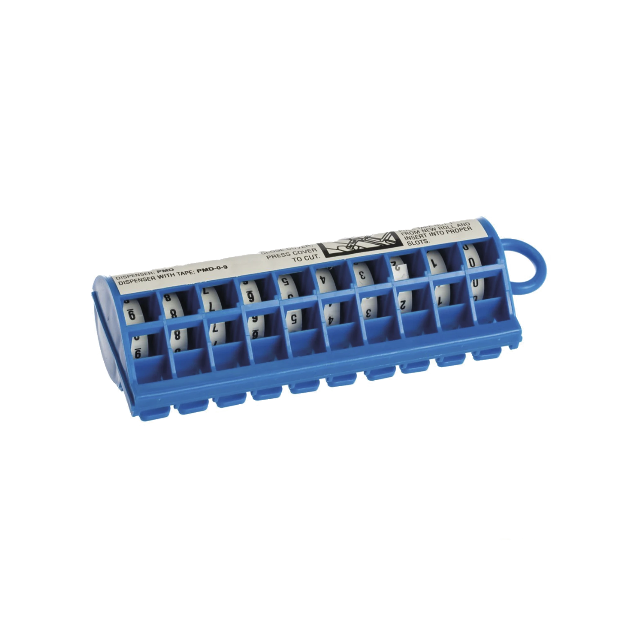 DISPENSADOR DE ETIQUETAS MARCADORAS, CON ROLLOS PRE-IMPRESOS CON NÚMEROS 0-9, DE 2.4 METROS, COLOR BLANCO-Cableado de Cobre-PANDUIT-Bsai Seguridad & Controles