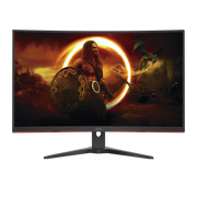 MONITOR CURVO 32" GAMING W-LED VA, RESOLUCIÓN 2560 X 1440P 165HZ, CON ENTRADAS DE VIDEO HDMI / DISPLAYPORT . BISEL ULTRA DELGADO. SOPORTA VESA-Monitores Pantallas y Mobiliario-AOC-Bsai Seguridad & Controles