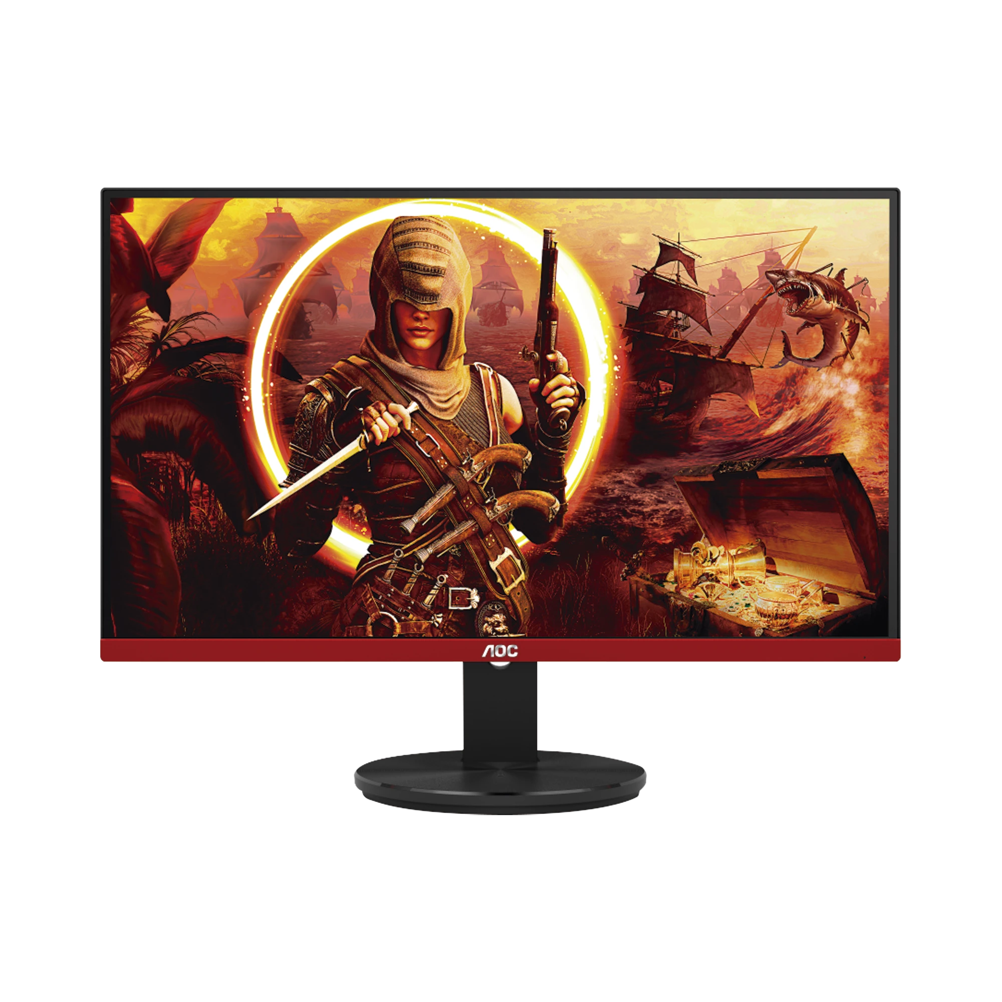 MONITOR GAMER 24" / RESOLUCIÓN 1920 X 1080P 144HZ, CON ENTRADAS DE VIDEO HDMI / DISPLAYPORT . BISEL ULTRA DELGADO. SOPORTA VESA-Monitores Pantallas y Mobiliario-AOC-Bsai Seguridad & Controles