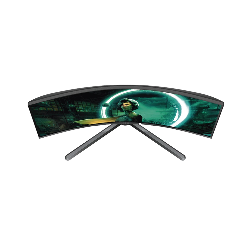 MONITOR CURVO 32" WIDESCREEN GAMING W-LED VA, RESOLUCIÓN 1920X1080P 165HZ, CON ENTRADAS DE VIDEO HDMI / DISPLAYPORT, BISEL ULTRA DELGADO, SOPORTA VESA-Monitores Pantallas y Mobiliario-AOC-Bsai Seguridad & Controles